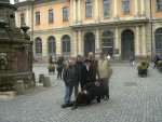 We were in Stortorget in the heart of OLD STOCKHOLM. In front of NOBEL MUSEUM