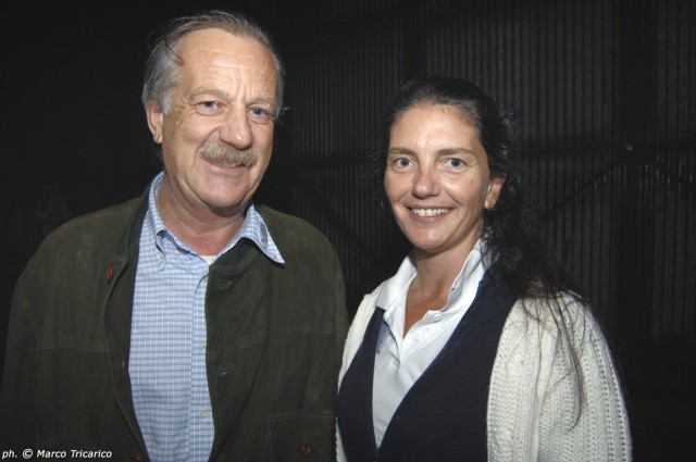 Giuseppe Leoni President Italian Aero Club and Michelle Bassanesi