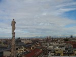 Duomo eye view over Milan photo by Caroline Kolasa