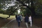 walking through the Park to the Caproni Villa