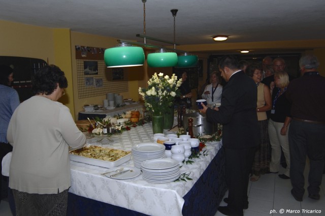 welcome reception - delicious food!