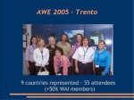 AWE 2005 Speakers