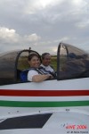 AWE 2006 - Amy Laboda, Luca Salvadori strapped in and ready to fly the CAP10C