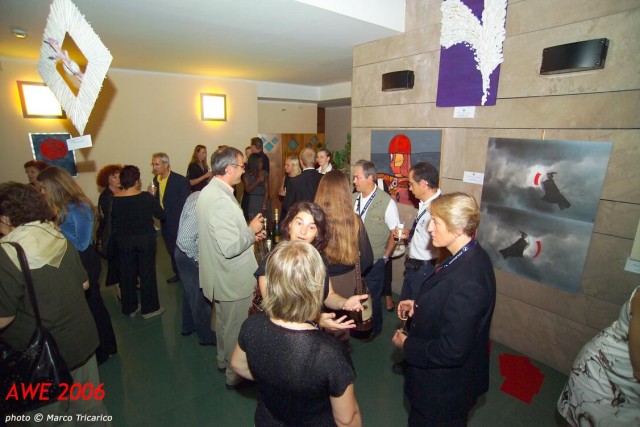 AWE 2006 - A toast with the artists