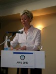 AWE 2007 Keynote Speaker Judith Moreton
