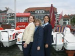 Liz, Michele and Michelle in Lausanne