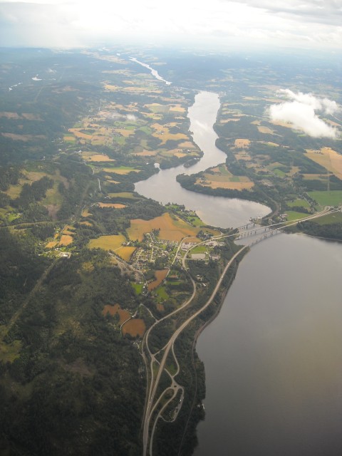 Flight into Oslo