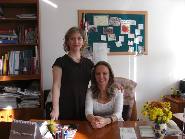 Assistant Professor Ferhan Kuyucak and Sevda Tantan